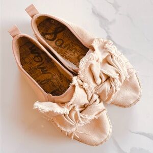 Sam Edelman Blush Bow Espadrille Flats Loafers